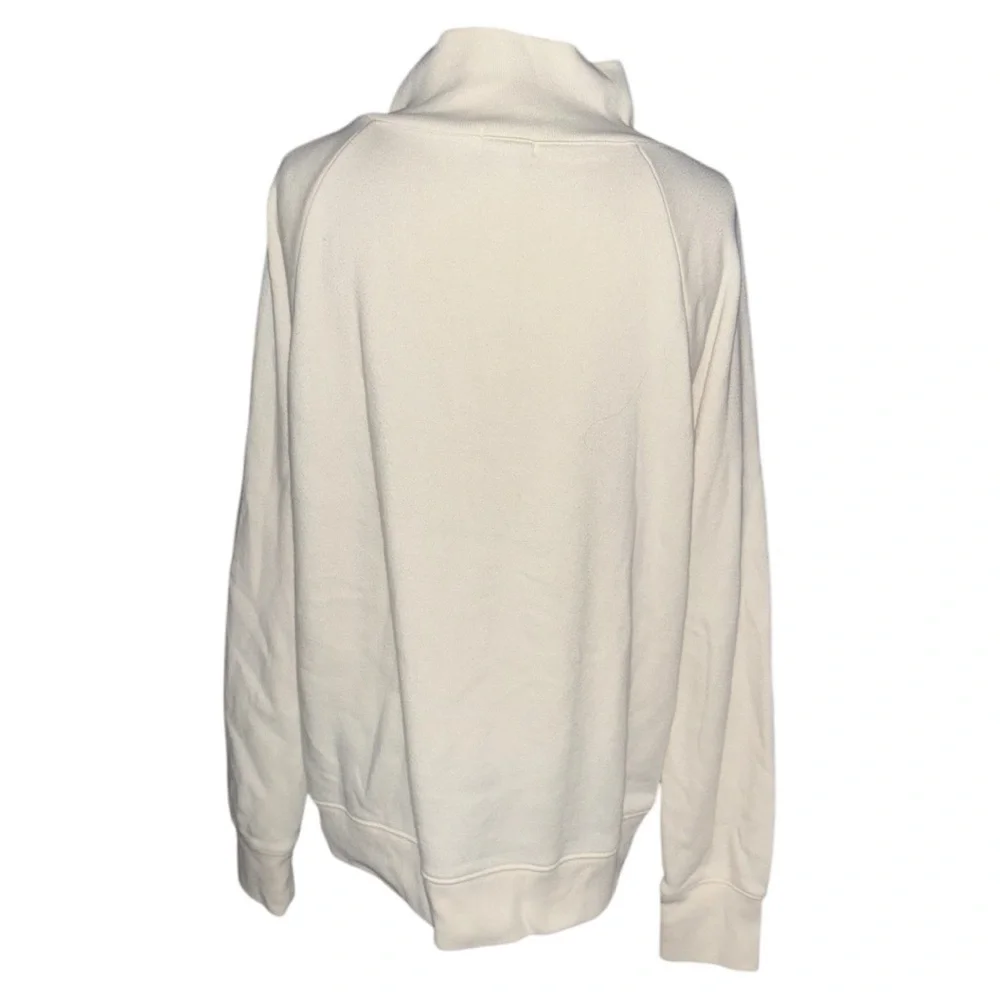 J. Crew Cream Button-Detail Sweater
